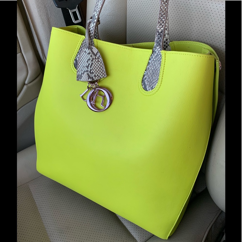(SOLD) Auth Christian Dior Addict Vertical Tote